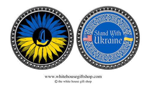 Stand With Ukraine Challenge Coin