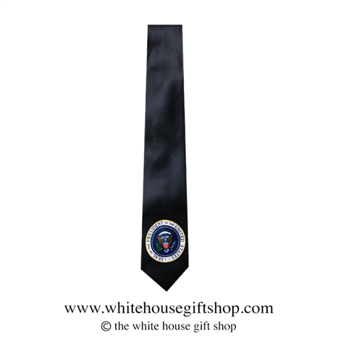 Seal of the President of the United States Black Tie from the Official White House Gift Shop