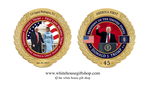 Inauguration Coin In President Trump's Historic Moments Series