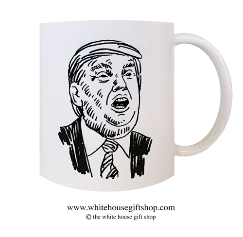 President Donald J. Trump Coffee Mug, Designed at Manufactured by the White House Gift Shop, Est. 1946. Made in the USA