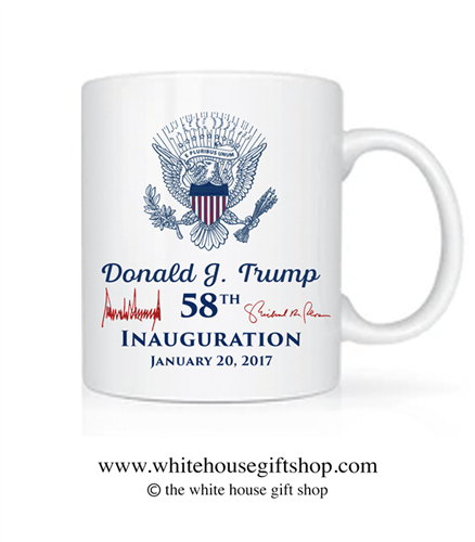 President Donald J. Trump Coffee Mug, Designed  by the White House Gift Shop, Est. 1946
