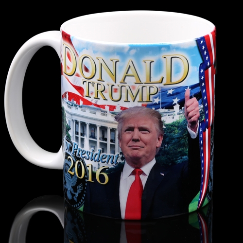 Donald J. Trump, Photograph Mug, 2016 Coffee, Tea, Beverage, Collectors Mug-Make America-Great-Again-from official white house gifts and gift shop-historical collection