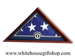 US Flag Display Case with Air Force Medallion