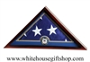 US Flag Display Case with Coast Guard Medallion
