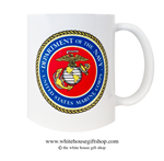 United States Marine Corps Coffee Mug, Presidential Joseph R. Biden Coffee Mug, Designed at Manufactured by the White House Gift Shop, Est. 1946. Made in the USA