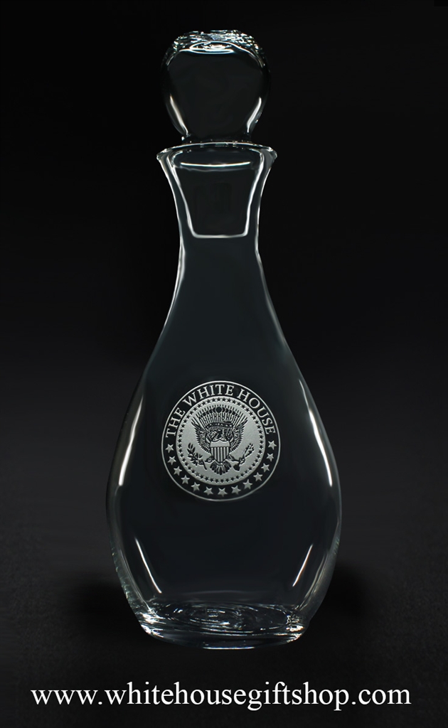 USS Williamsburg Wine Decanter & Lid – White House Historical