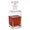 Sir Henry 10.5" Square Decanter, Lead Free Crystal