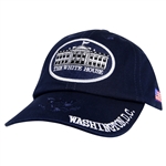 Baseball Style White House Blue Hat