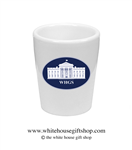 The Official WHGS Seal Shot Glass, Designed by the White House Gift Shop, Est. 1946. Made in the USA