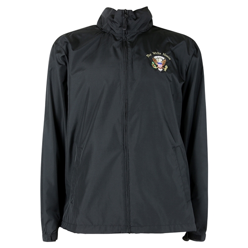 The White House Presidential Eagle Windbreaker - Black