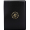 White House Presidential Seal Black and Gold  Padfolio Tablet Portfolio Folio Made in the USA