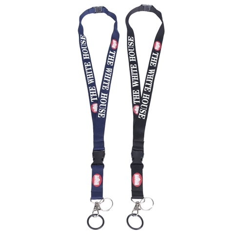 Detachable White House Key Fob and Lanyard