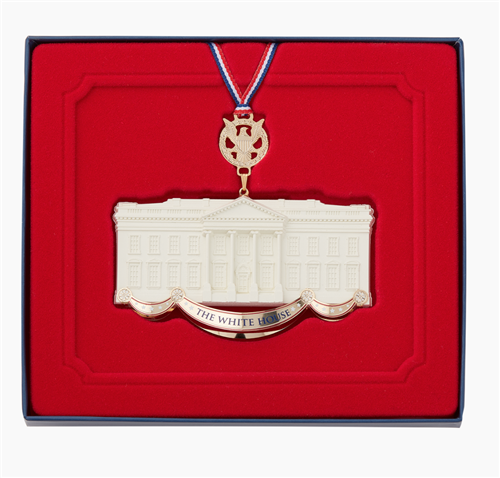 COMMEMORATIVE ORNAMENT, HONORING JAMES HOBAN, WHITE HOUSE ARCHITECT