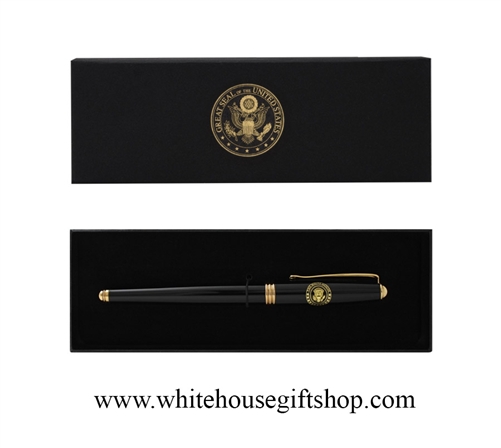 The White House Black Rollerball Pen Set