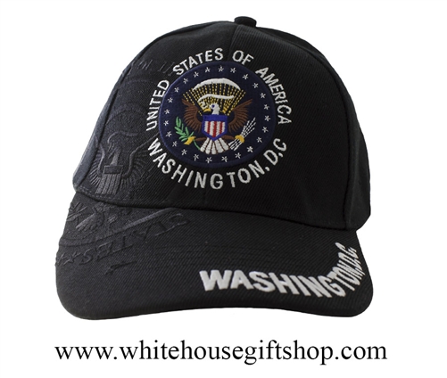 Presidential Seal of the United States, Washington D.C. Hat, Black - Imported