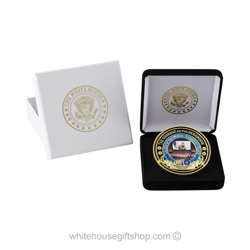 President Volodymyr Zelenskyy Addresses Congress, Russia Invades Ukraine, Joseph R. Biden, 46th President of the United States, Official White House Gift Shop Est by Secret Service Agents