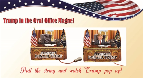 President Elect Donald J. Trump 45th President Popup Magnet