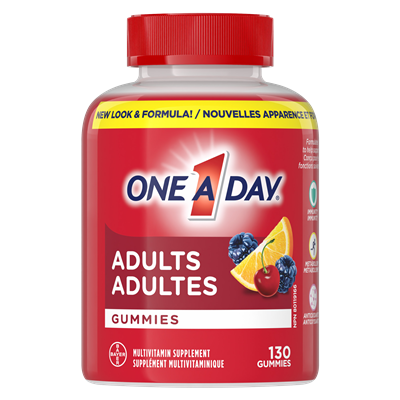 One A DayÂ® Adult Gummies Multivitamin 130s/Multivitamines en gummies OneÂ AÂ DayÂ® pour adultes 130s