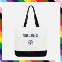 BLEND Large Cotton Tote Bag /Grand sac fourre-tout en coton aux couleurs de BLEND