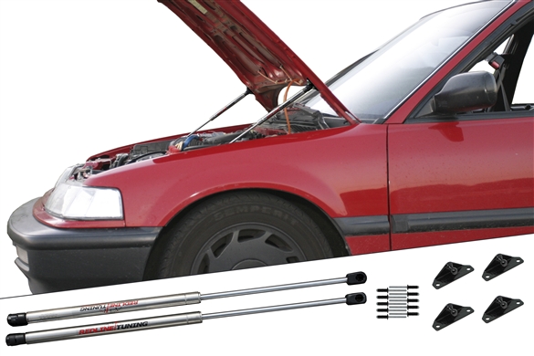 Redline Tuning 1988-1991 Honda Civic Hood QuickLIFT ELITE