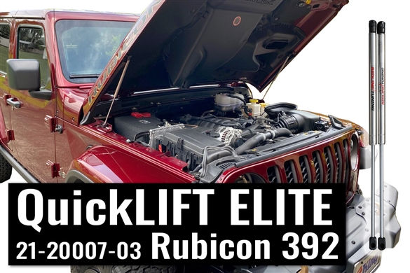 Redline Tuning (21-20007-03) 2021+ Jeep Wrangler Rubicon 392 Hood QuickLIFT ELITE