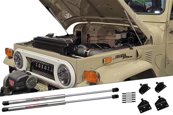 Redline Tuning 1963-1982 Toyota Land Cruiser FJ40 Hood QuickLIFT ELITE