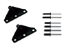 Redline Tuning 1989-1994 Toyota Pickup Hood Hardware Kit - Black