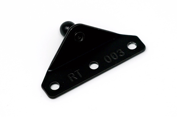 [32-00003] Redline Tuning Mounting Bracket with 10mm Ball-stud - Black (Qty 1)