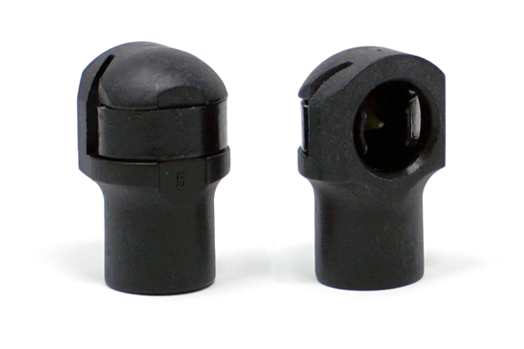 [72-00002] Redline Tuning End-Fitting (ABS) Plastic - Standard (2 Pack)