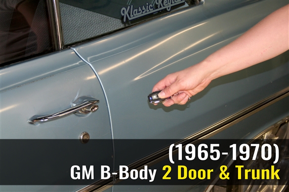 Klassic Keyless GM B-Body 2 Door (1965-1970) Keyless Entry System with Trunk Release