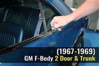 Klassic Keyless GM F-Body 2 Door (1967-1969) Keyless Entry System with Trunk Release