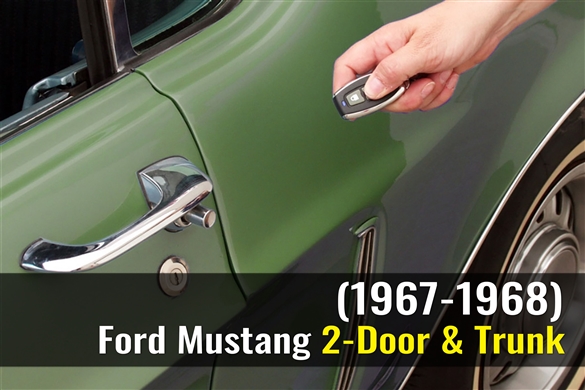 Klassic Keyless Ford Mustang & Mercury Cougar (1967-1968) Keyless Entry System with Trunk Release