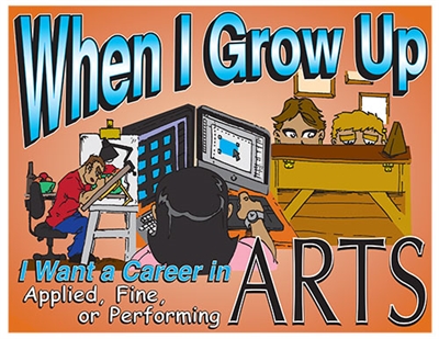 When I Grow Up I Want a Career in the Applied, Fine, and Performing Arts