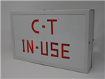 <b>Illuminated "CT IN USE" Sign</b>
