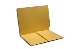 <b>Colored Standard Folder - No Fasteners, 1/2 Pocket</b>