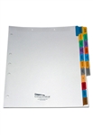 <b>Allied Health Credentialing Tab Divider Set, 18 Printed Side Tabs</b>