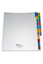 <b>Allied Health Credentialing Tab Divider Set, 18 Printed Side Tabs</b>