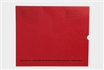 <b>Heavy Duty Negative Preserver, Large, Red Film Inserts<br/>Open End, Printed</b>