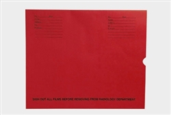 <b>Heavy Duty Negative Preserver, Large, Red Film Inserts<br/>Open End, Printed</b>