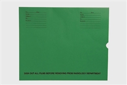 <b>Heavy Duty Negative Preserver, Large, Green Film Inserts<br/>Open End, Printed</b>