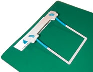<b>2-Prong Plastic Fastener - Teal Base Only</b>