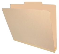 <b>Manila Classification Folders - 1/2"H Reinforced Top Tab, Legal Size</b>