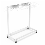 <b>Mobile Apron Storage Rack - Pivoted Arms</b>