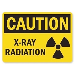 <b>Radiation Warning Signs - "CAUTION X-RAY RADIATION"</b>