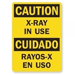 <b>Radiation Warning Signs "CAUTION X-RAY IN USE"</b>
