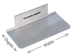 Nose - Extruded Aluminum Blade 14inch x 9inch with Cut-Outs