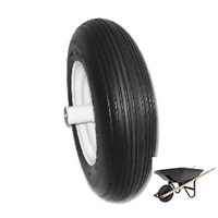 USA made - Flat Free Wheelbarrow Tire