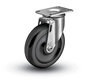 Medium Duty 3 X 1-1/4 Polyolefin Swivel Caster