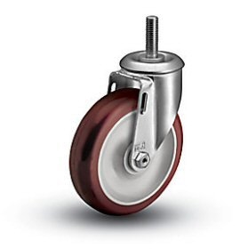 2-1/2 X 1-1/4 Polyurethane Caster with 1/2" Threaded Stem