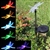 Single Solar Color-Changing Dragonfly Garden Stake Light